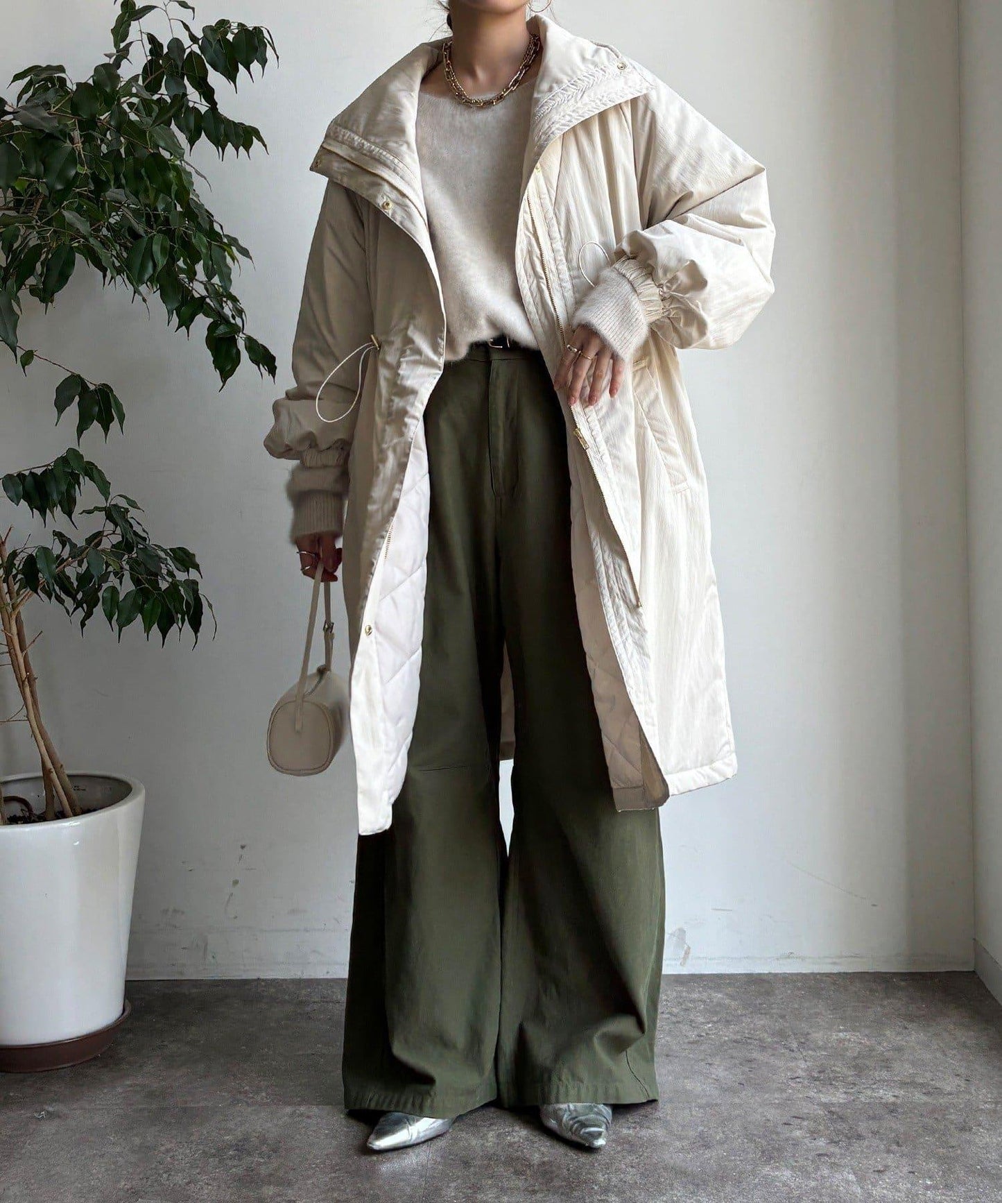 復古風長款大衣