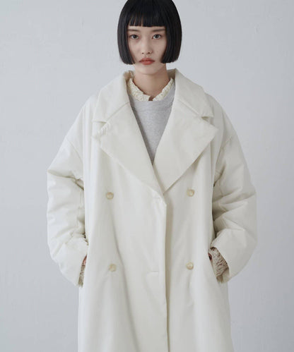 【ETHERMALOFT(R)】2WAY領中棉長款大衣