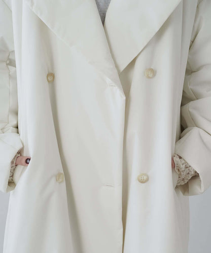 【ETHERMALOFT(R)】2WAY領中棉長款大衣