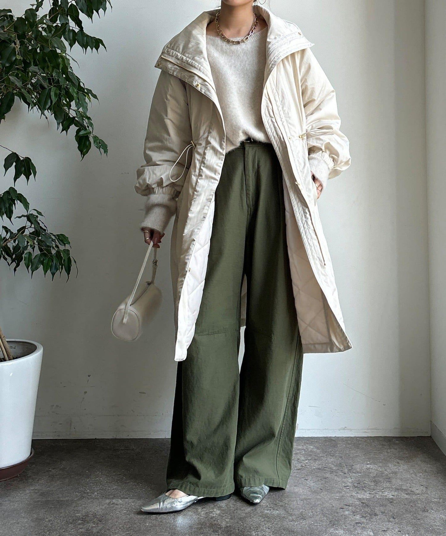 復古風長款大衣