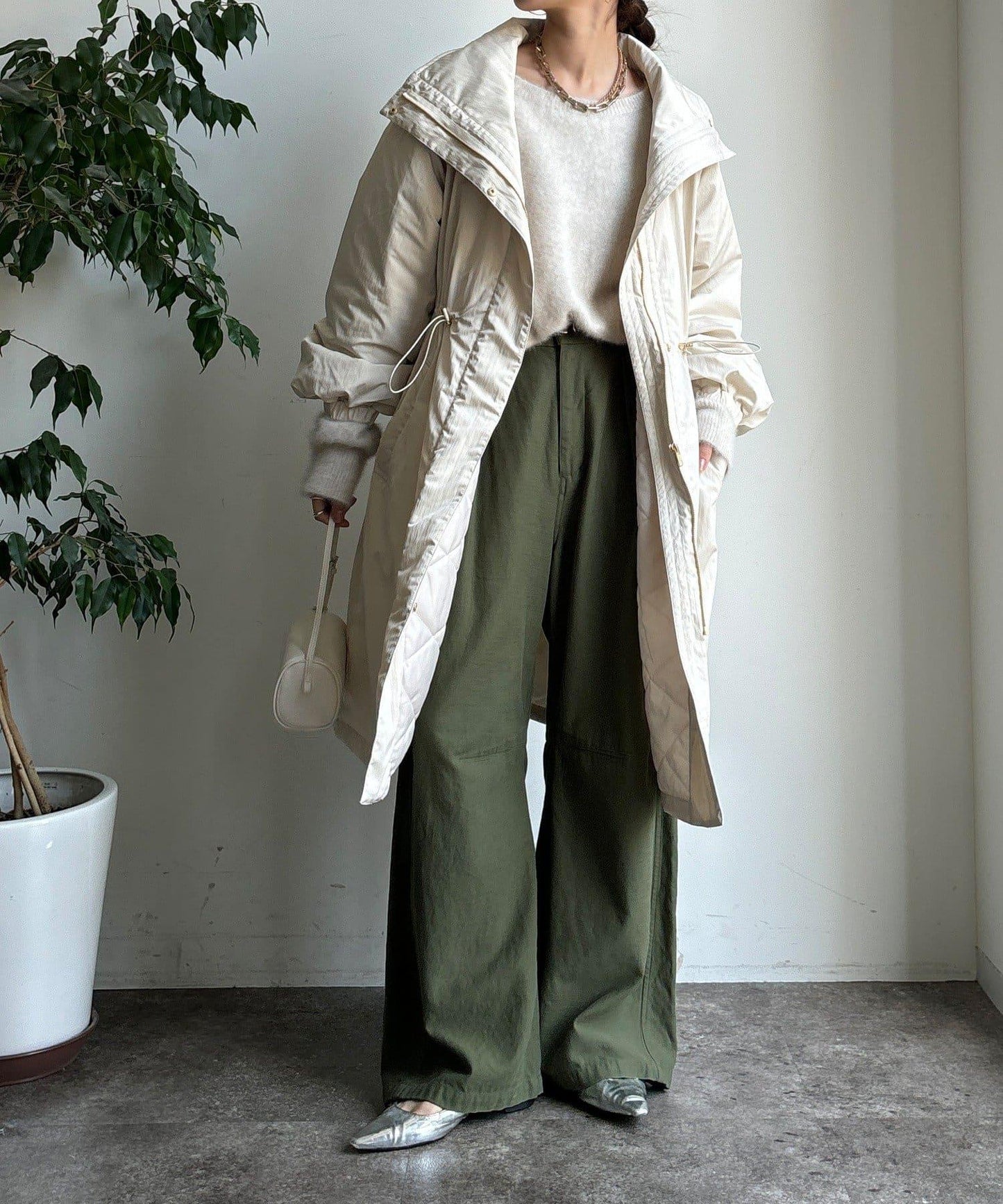 復古風長款大衣