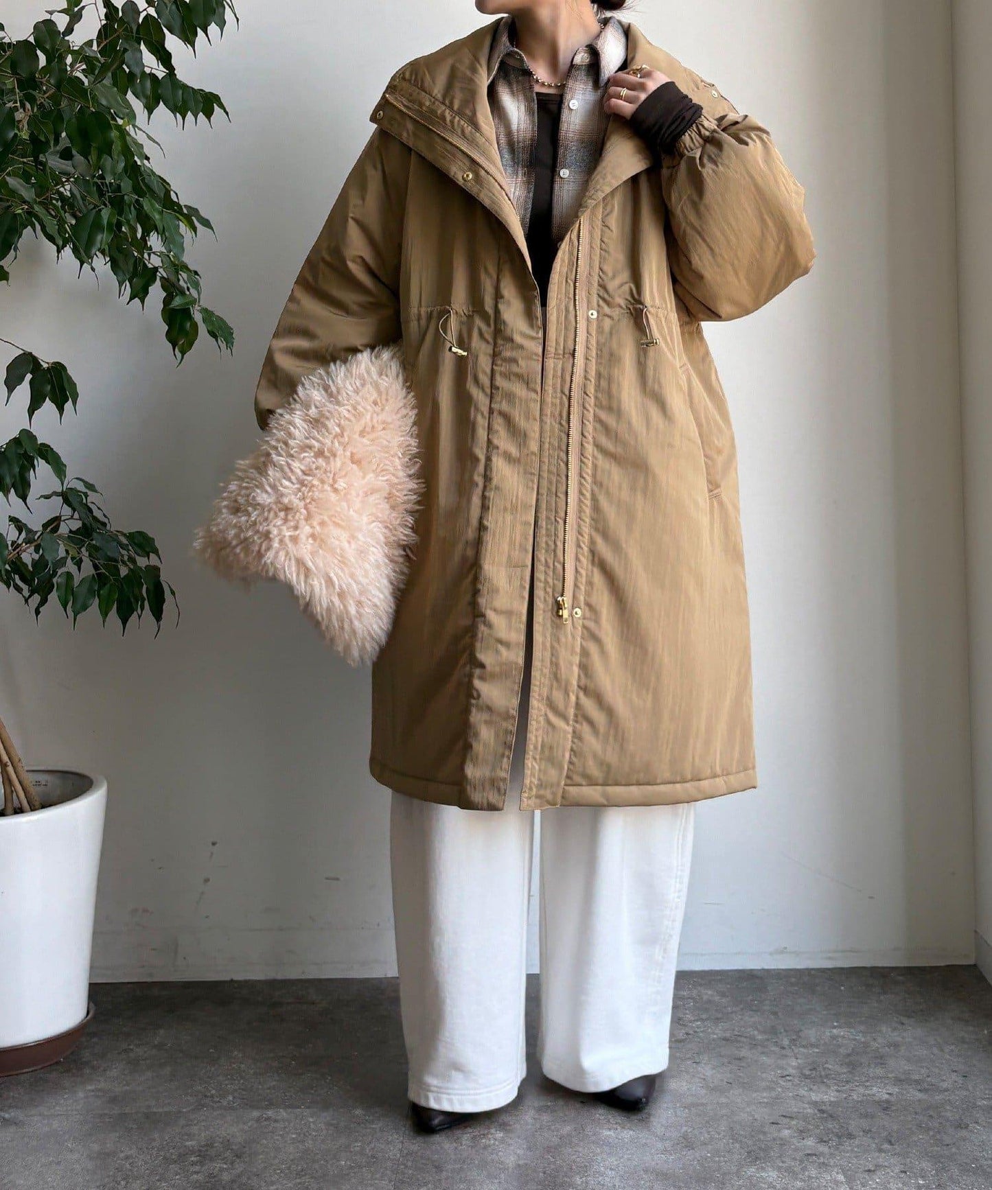 復古風長款大衣