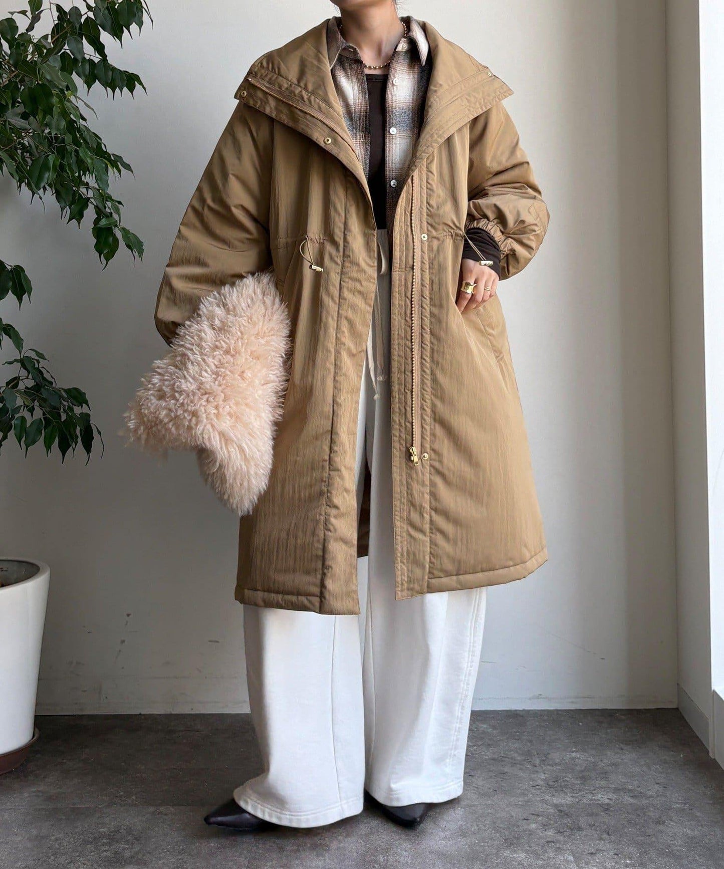 復古風長款大衣