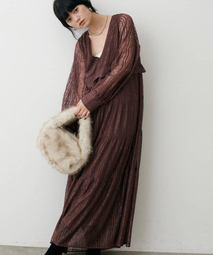 單手柄環保仿皮草托特包