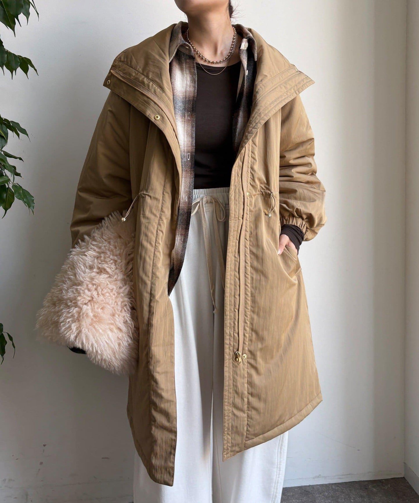 復古風長款大衣