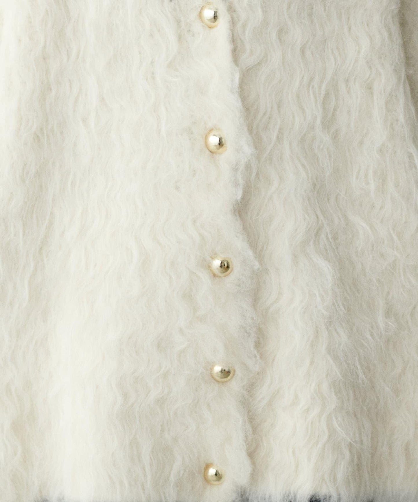 高貴起毛工藝針織大衣