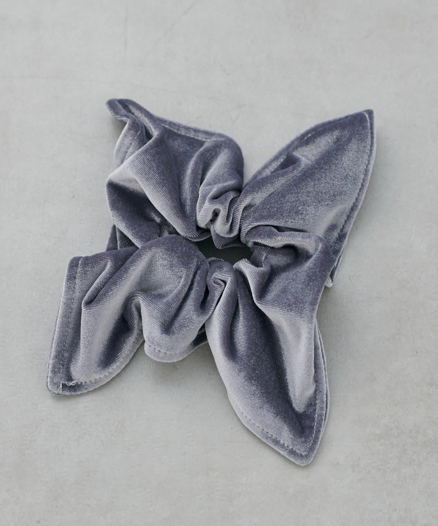 天鵝絨方形髮圈