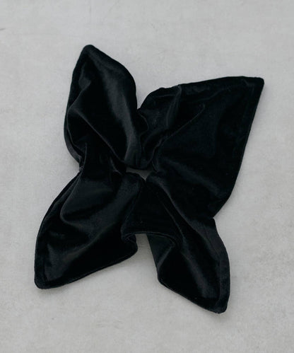 天鵝絨方形髮圈