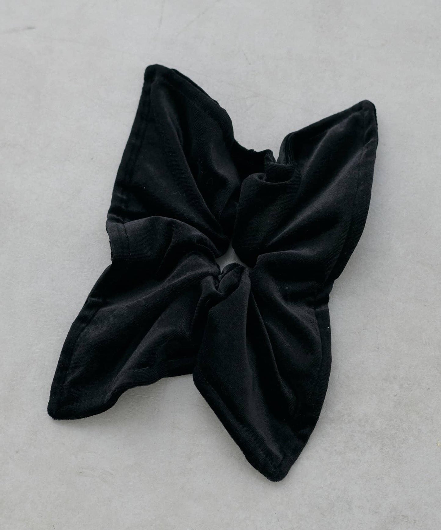 天鵝絨方形髮圈