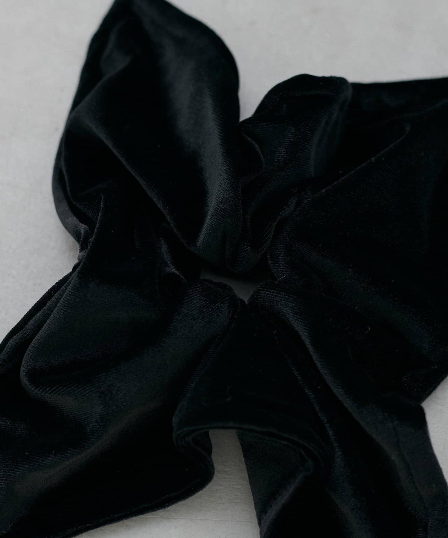 天鵝絨方形髮圈