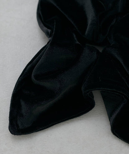 天鵝絨方形髮圈