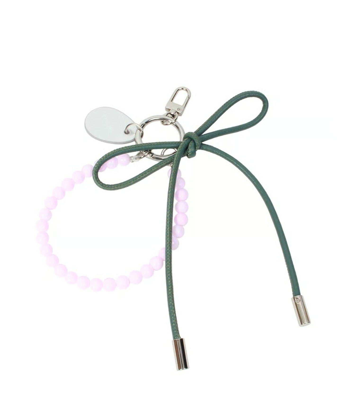 【BEAURE ビュレ】皮革蝴蝶結+珍珠吊墜