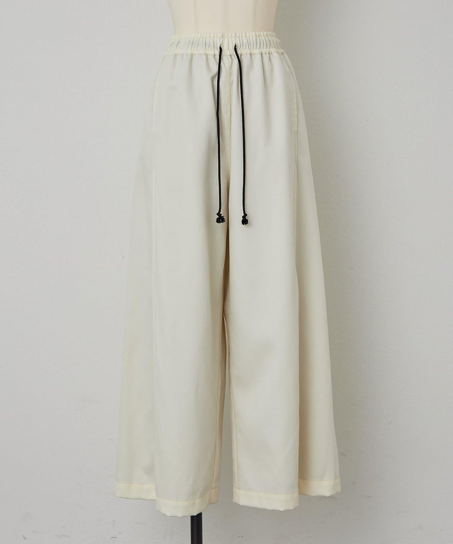 仿牛仔羊毛寬鬆長褲