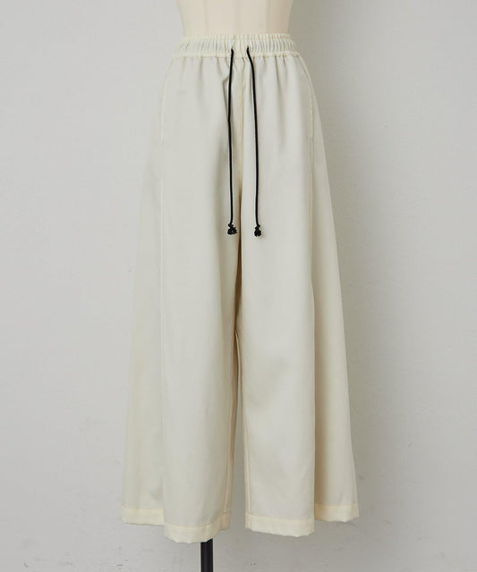 仿牛仔羊毛寬鬆長褲