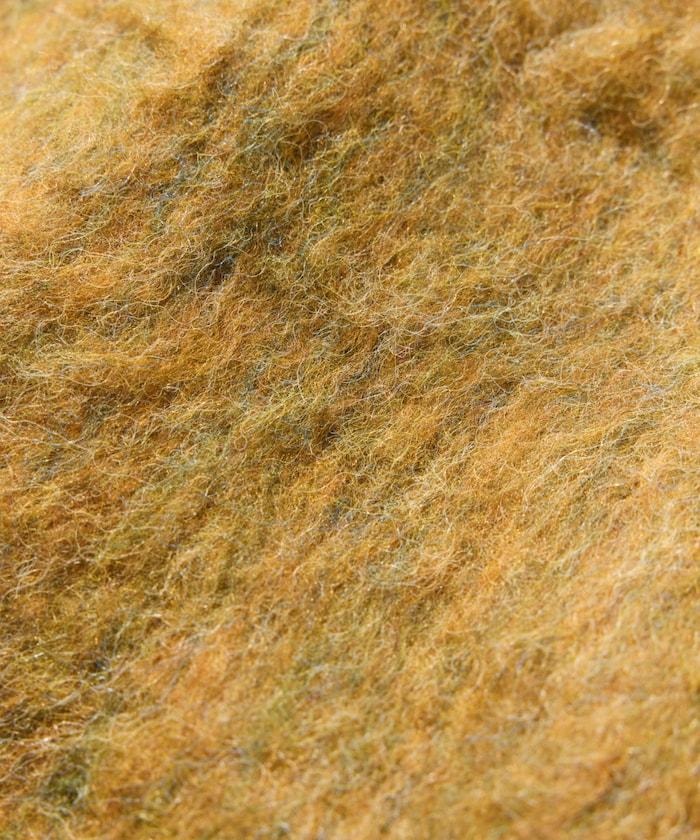 長毛針織圓領套頭衫