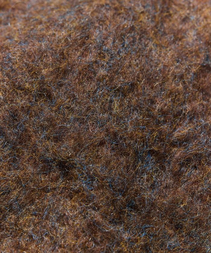 長絨毛針織POLO領毛衣