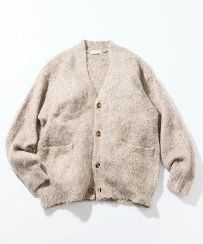 長毛針織休閒開衫