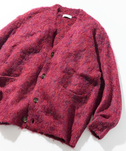 長毛針織休閒開衫