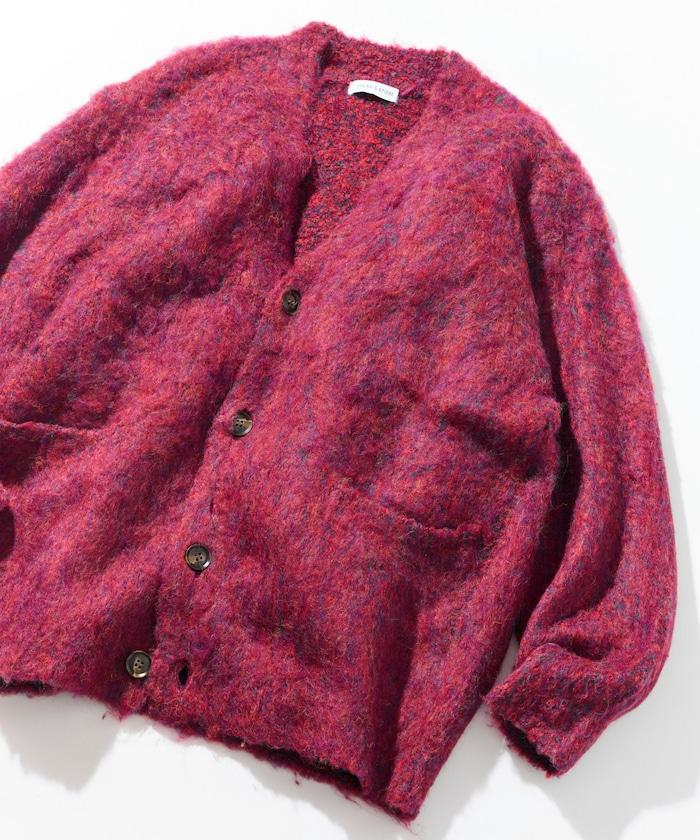 長毛針織休閒開衫