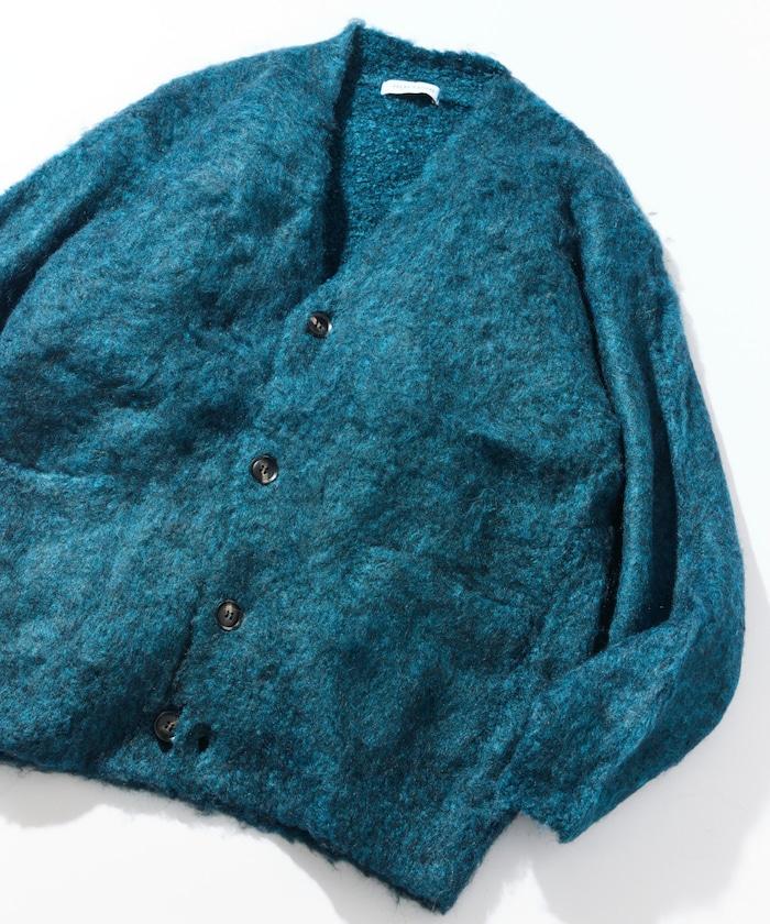 長毛針織休閒開衫