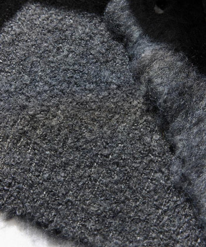 長毛針織休閒開衫