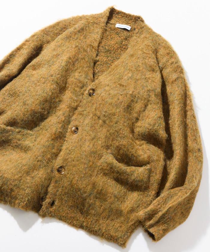 長毛針織休閒開衫