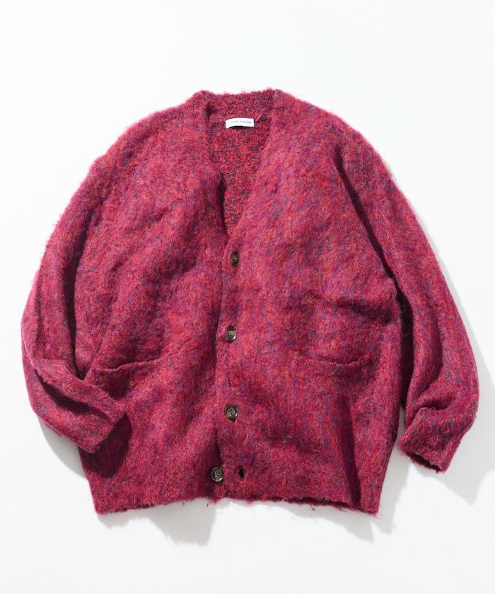 長毛針織休閒開衫