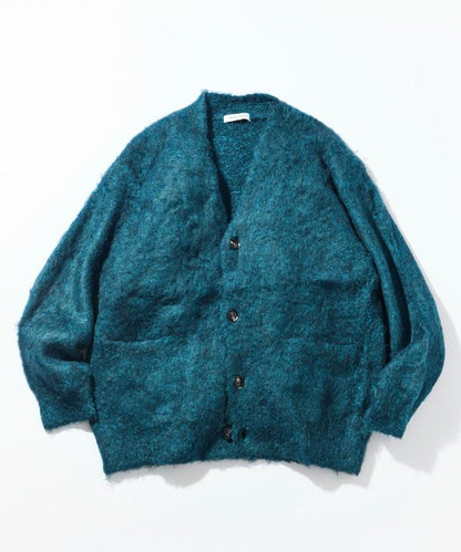 長毛針織休閒開衫