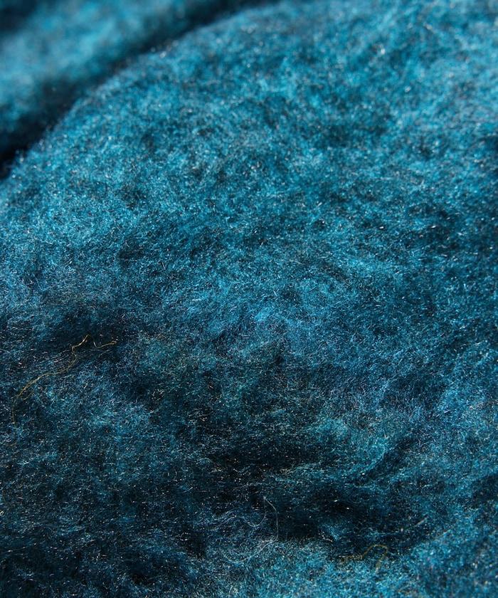 長毛針織休閒開衫