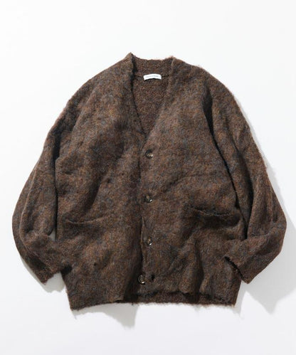 長毛針織休閒開衫