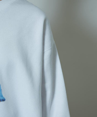 狗狗照片印花加絨衛衣套頭衫