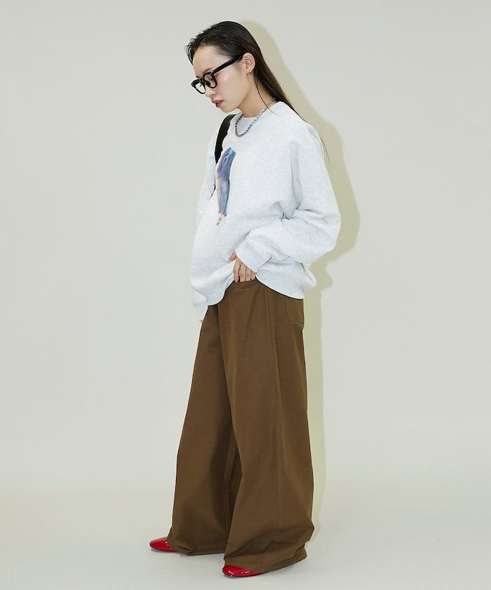 狗狗照片印花加絨衛衣套頭衫