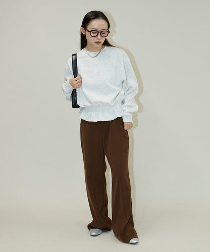 腰部抽繩衛衣套頭衫