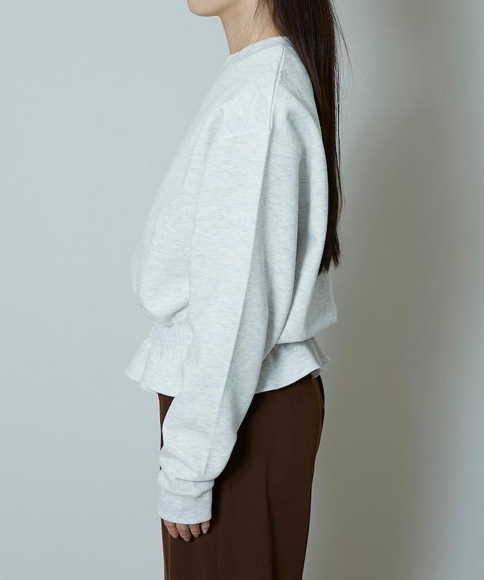 腰部抽繩衛衣套頭衫