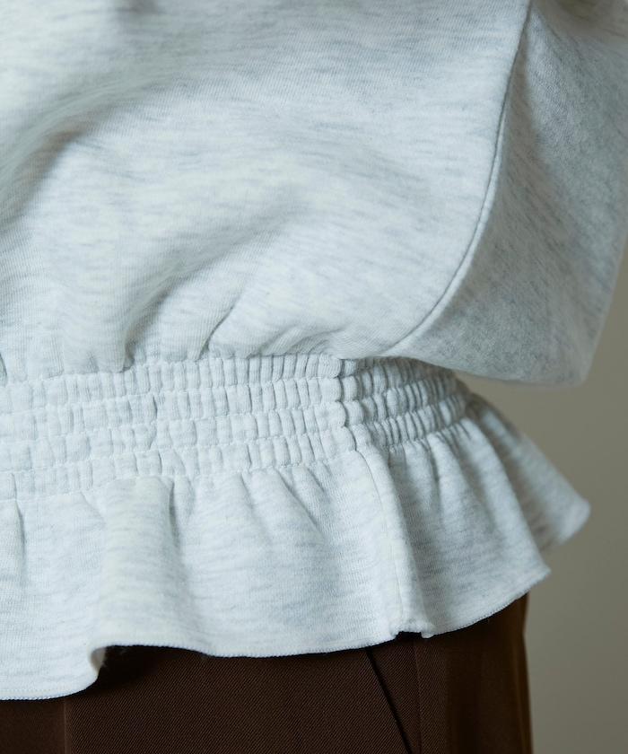 腰部抽繩衛衣套頭衫