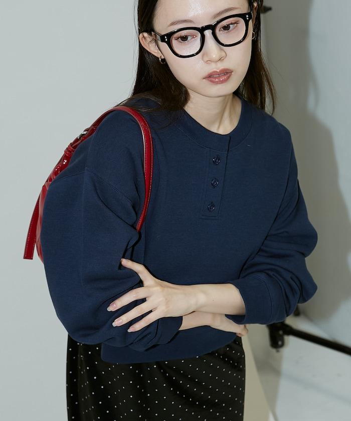 亨利領衛衣套頭衫