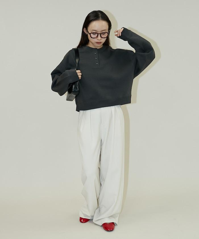 亨利領衛衣套頭衫