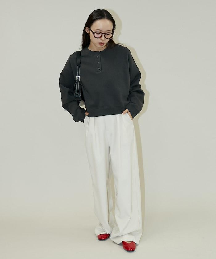 亨利領衛衣套頭衫