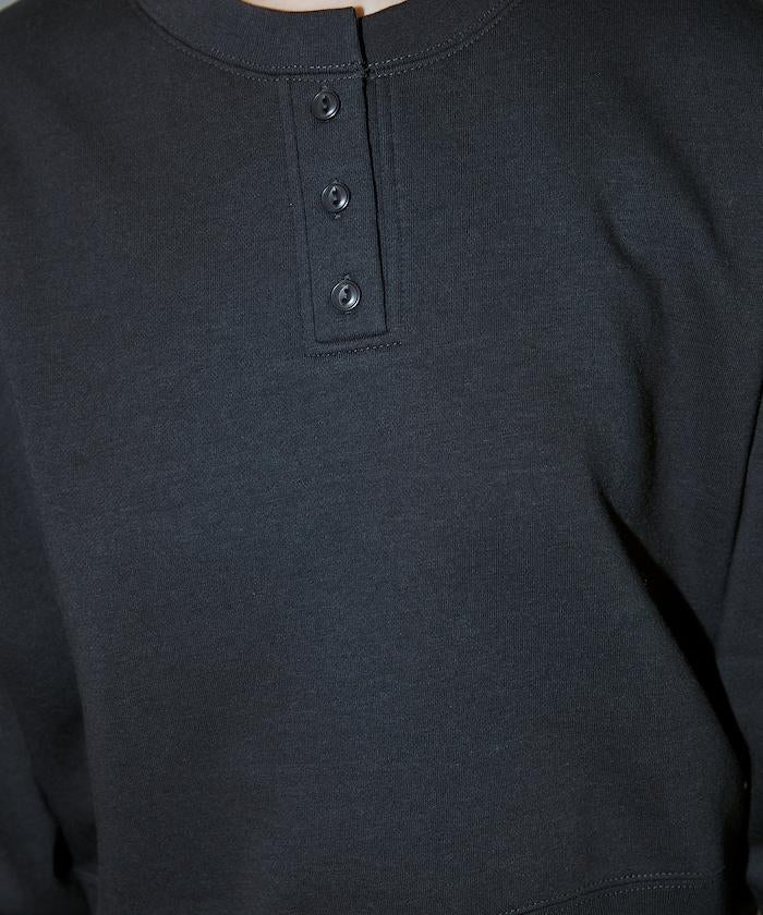 亨利領衛衣套頭衫