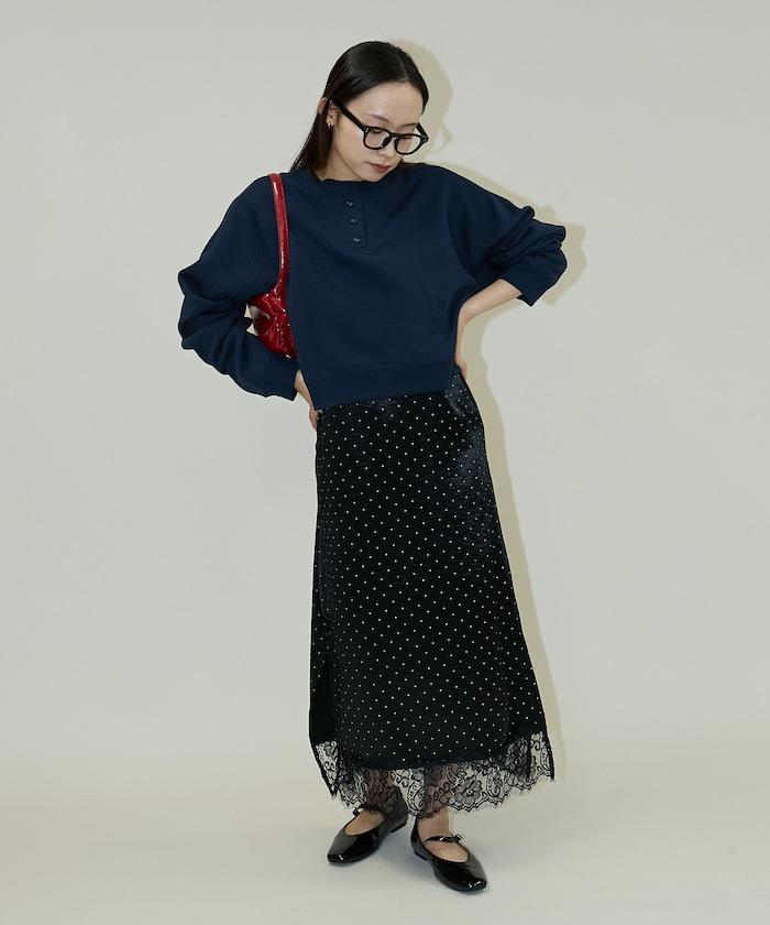 亨利領衛衣套頭衫