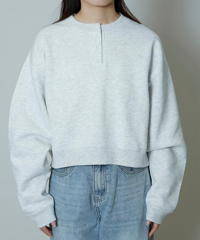 亨利領衛衣套頭衫