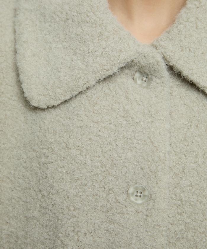 羊羔絨中長款外套