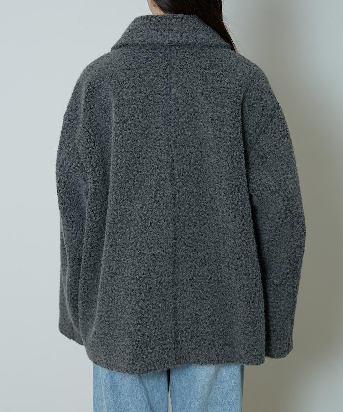 羊羔絨中長款外套