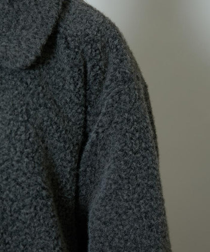 羊羔絨中長款外套