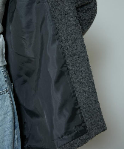 羊羔絨中長款外套