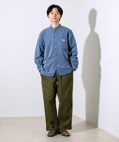 【GEVACO/ゲバコ】磨毛立領襯衫
