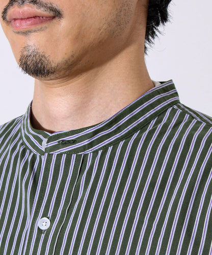 【GEVACO/ゲバコ】磨毛立領襯衫