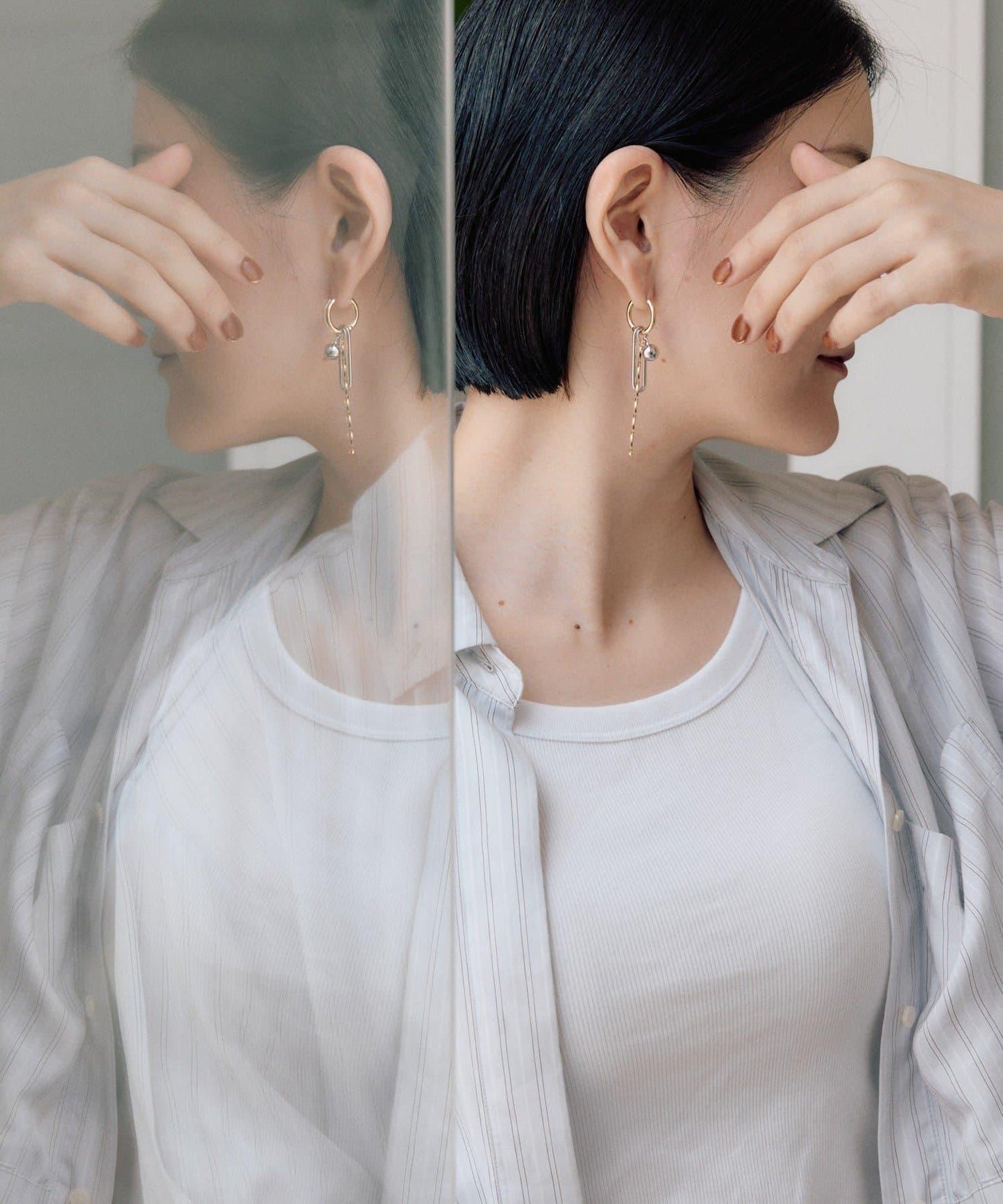 可更換式圈形耳環