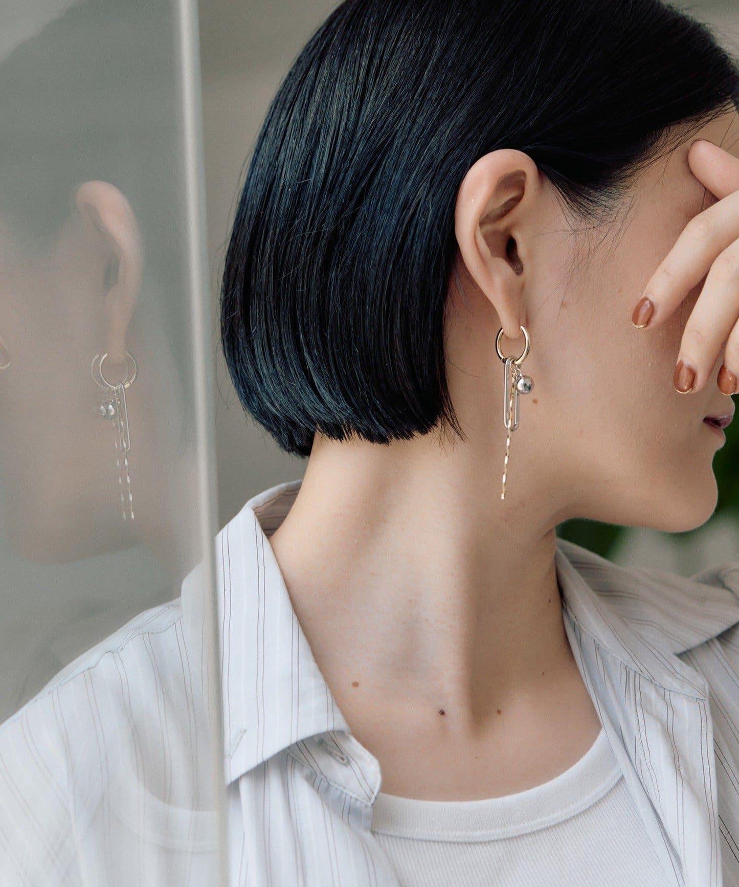 可更換式圈形耳環