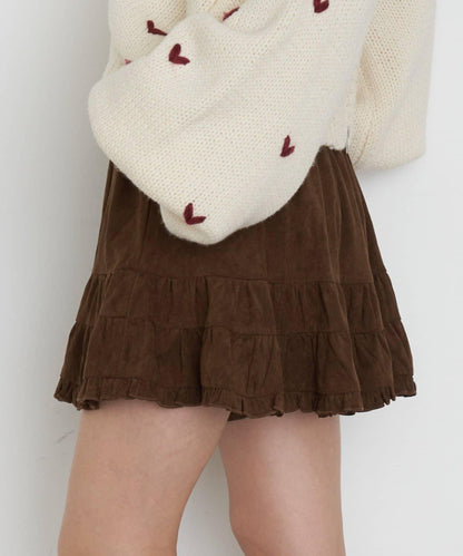 【RAY CASSIN】豹紋層疊迷你裙